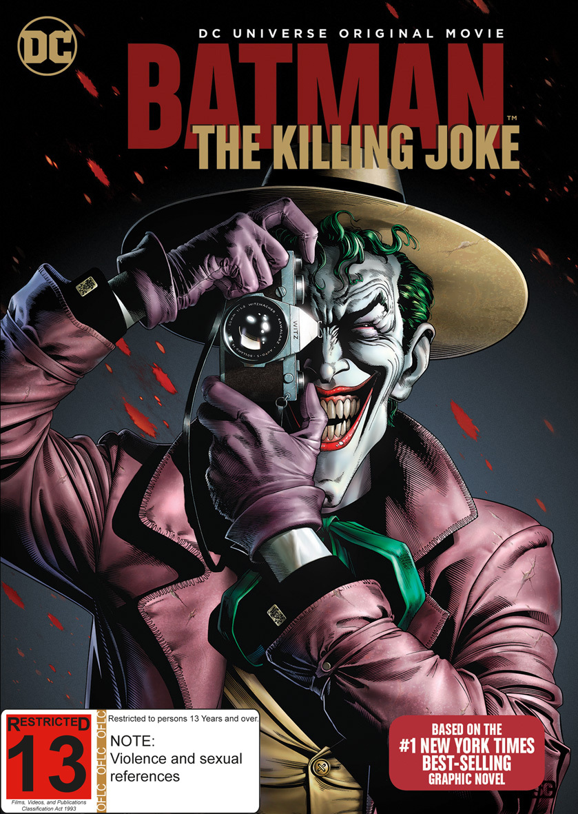 Batman: The Killing Joke on DVD