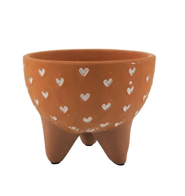 Urban Products Cassie Planter with Legs Terracotta at Mighty Ape NZ