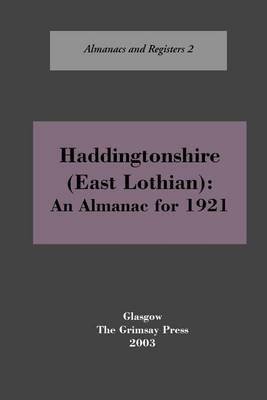 Haddingtonshire (East Lothian) by Oliver Boyd image