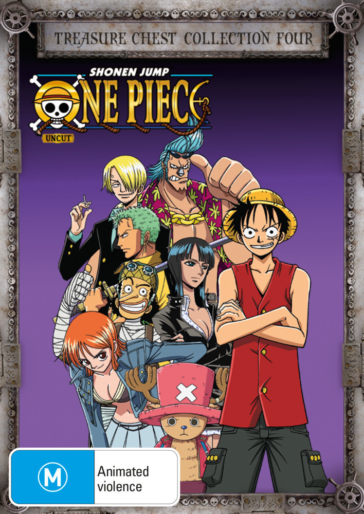 One Piece (Uncut) Treasure Chest - Collection 4 on DVD image