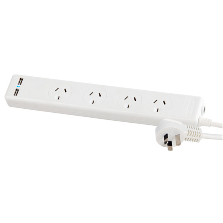 Jackson 6Way Power Board with Surge & Overload Protection + 2 Rapid