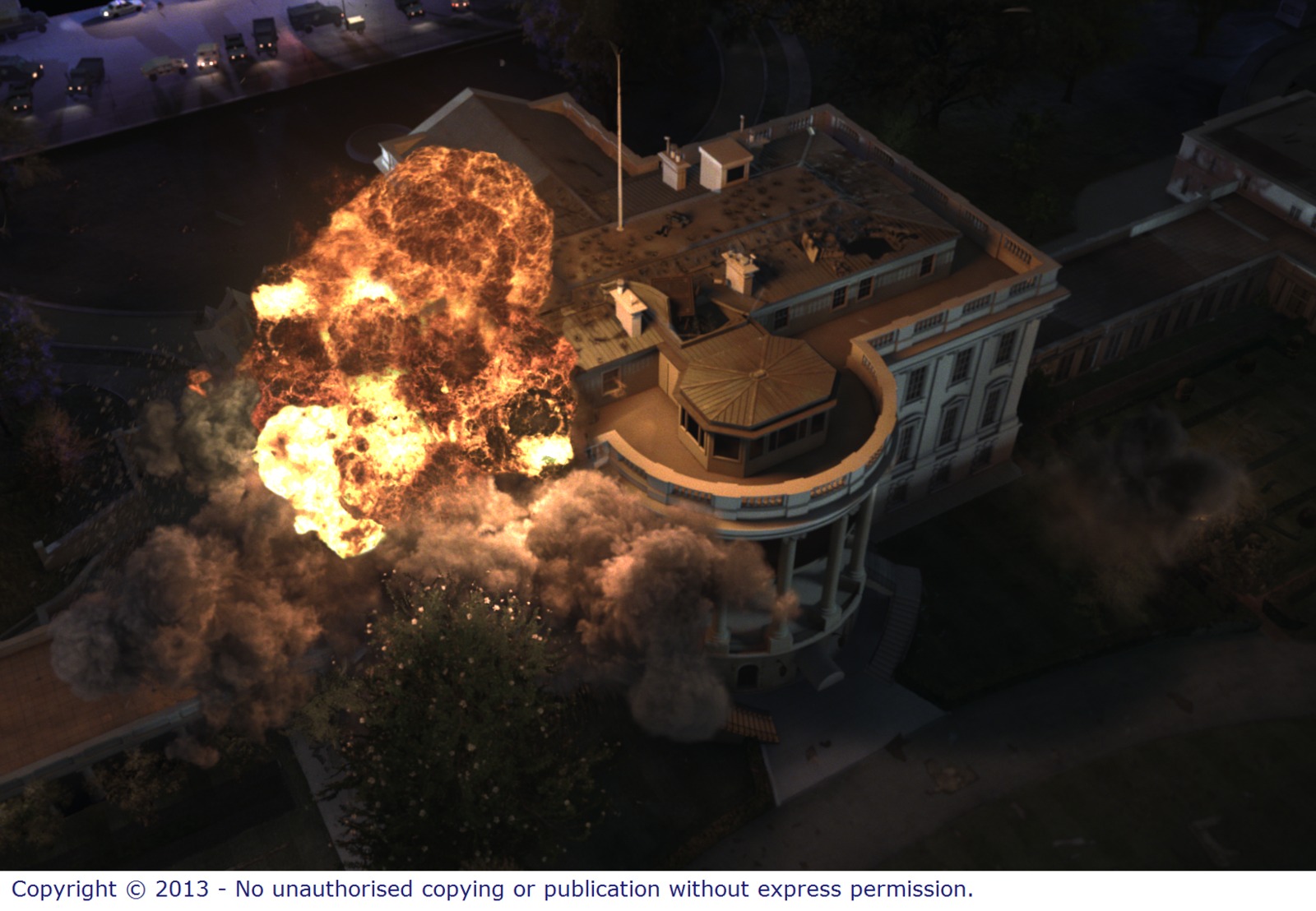 Olympus Has Fallen on DVD image