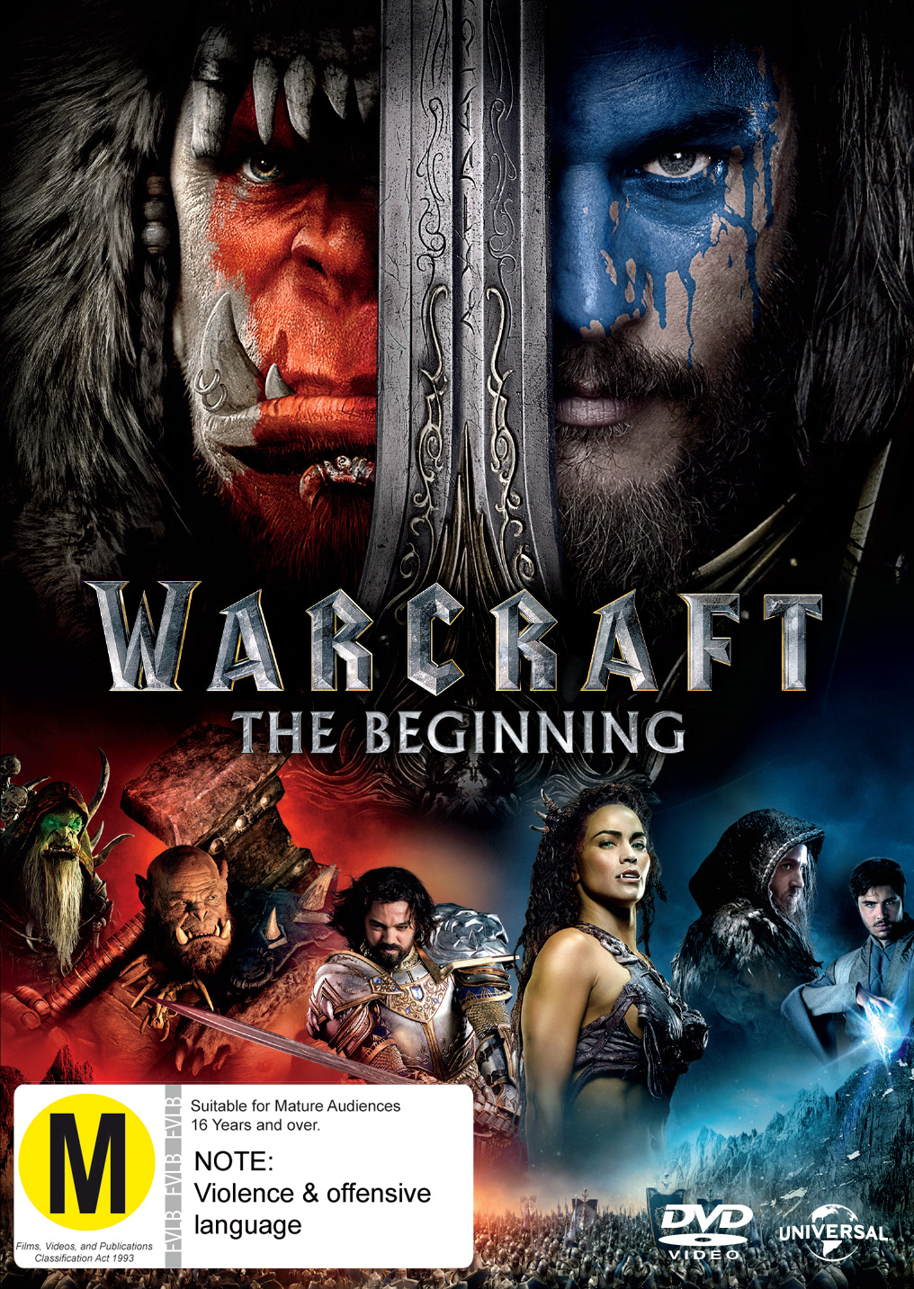 Warcraft: The Beginning on DVD image
