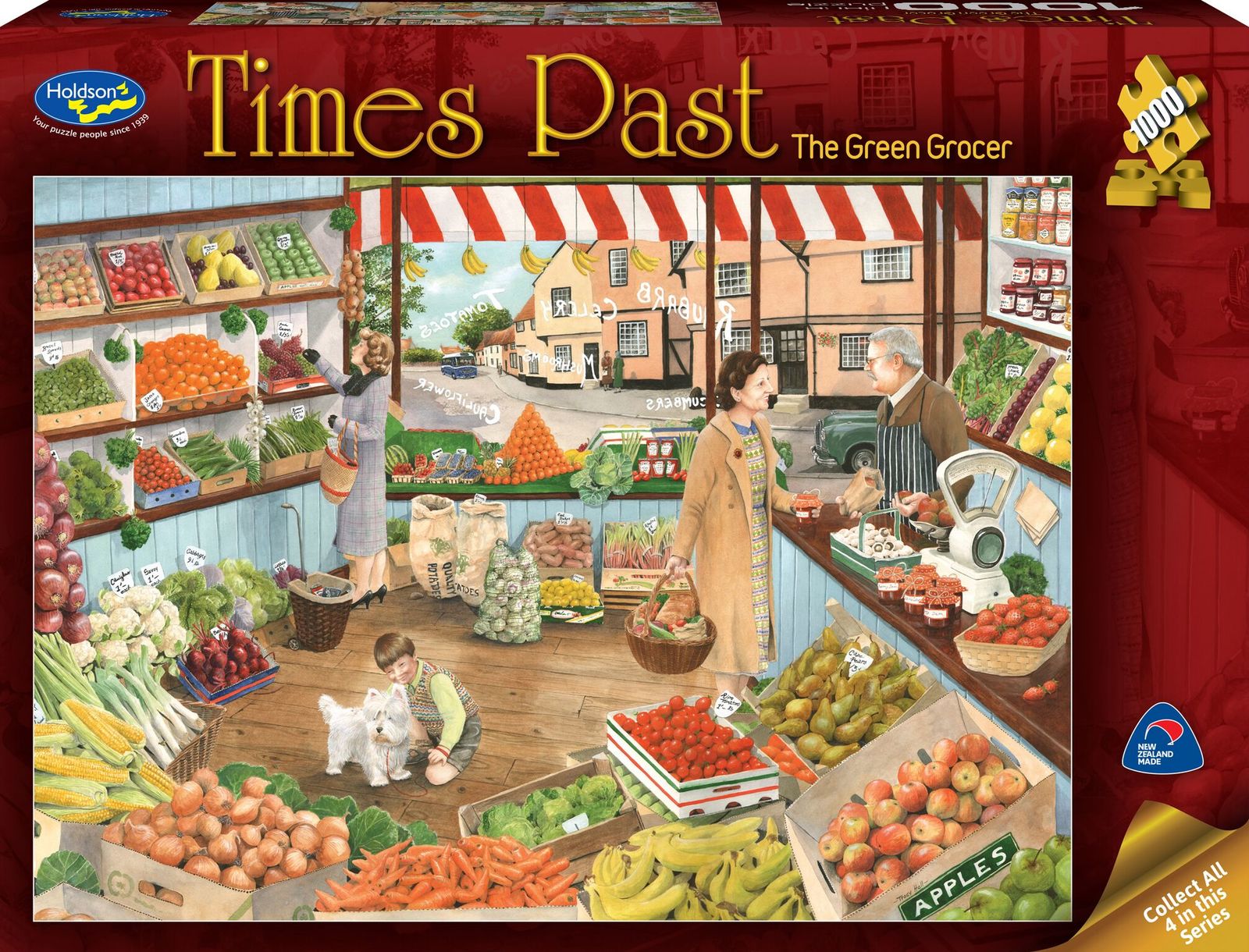 Holdson: 1000 Piece Puzzle Times Past 2 The Green Grocer image