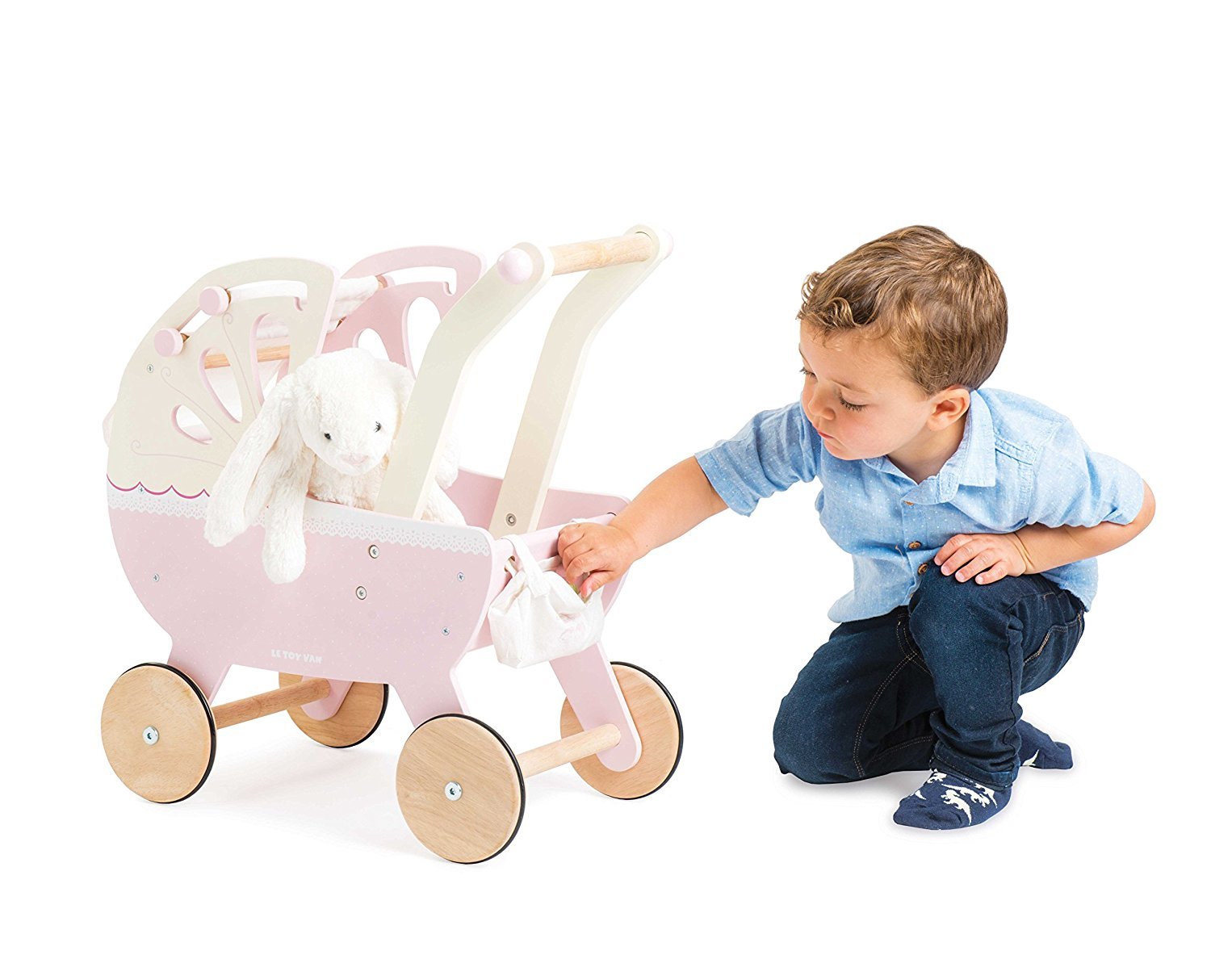 Le Toy Van: Sweet Dreams Pram - Pink image