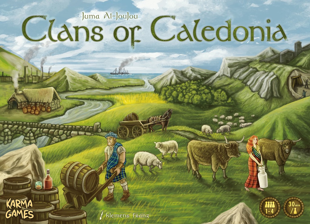 Clans of Caledonia - Board Game image