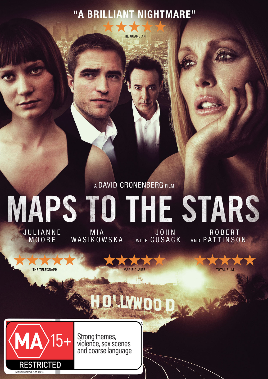 Maps to the Stars on DVD image