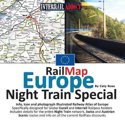 RailMap Europe - Night Train Special 2017 by Caty Ross