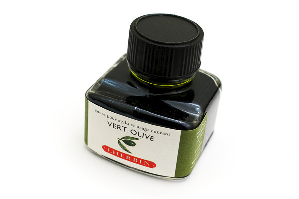 J Herbin: Fountain Pen Ink - Vert Olive (30ml) image