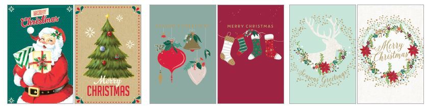 Boxed Christmas Cards - Traditional Pack of 10 image