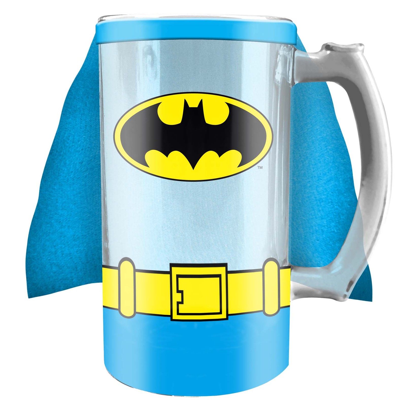 Batman Costume Cape Glass Stein image