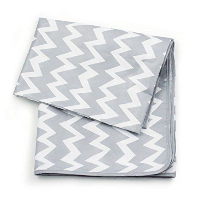 Waterproof Splat Mat - Grey Chevron image