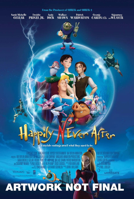 Happily N'Ever After on DVD image