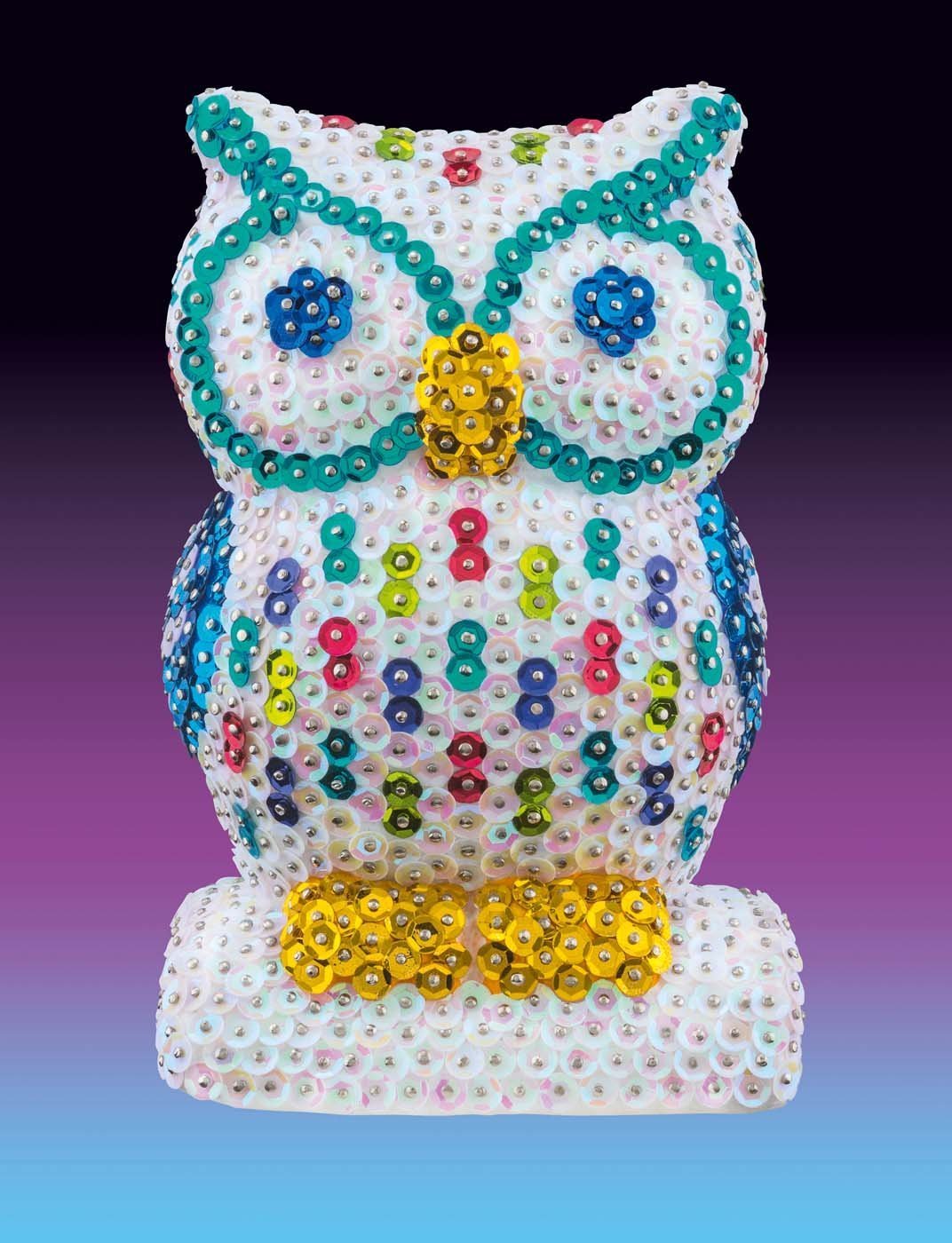 3D Sequin Art - Owl