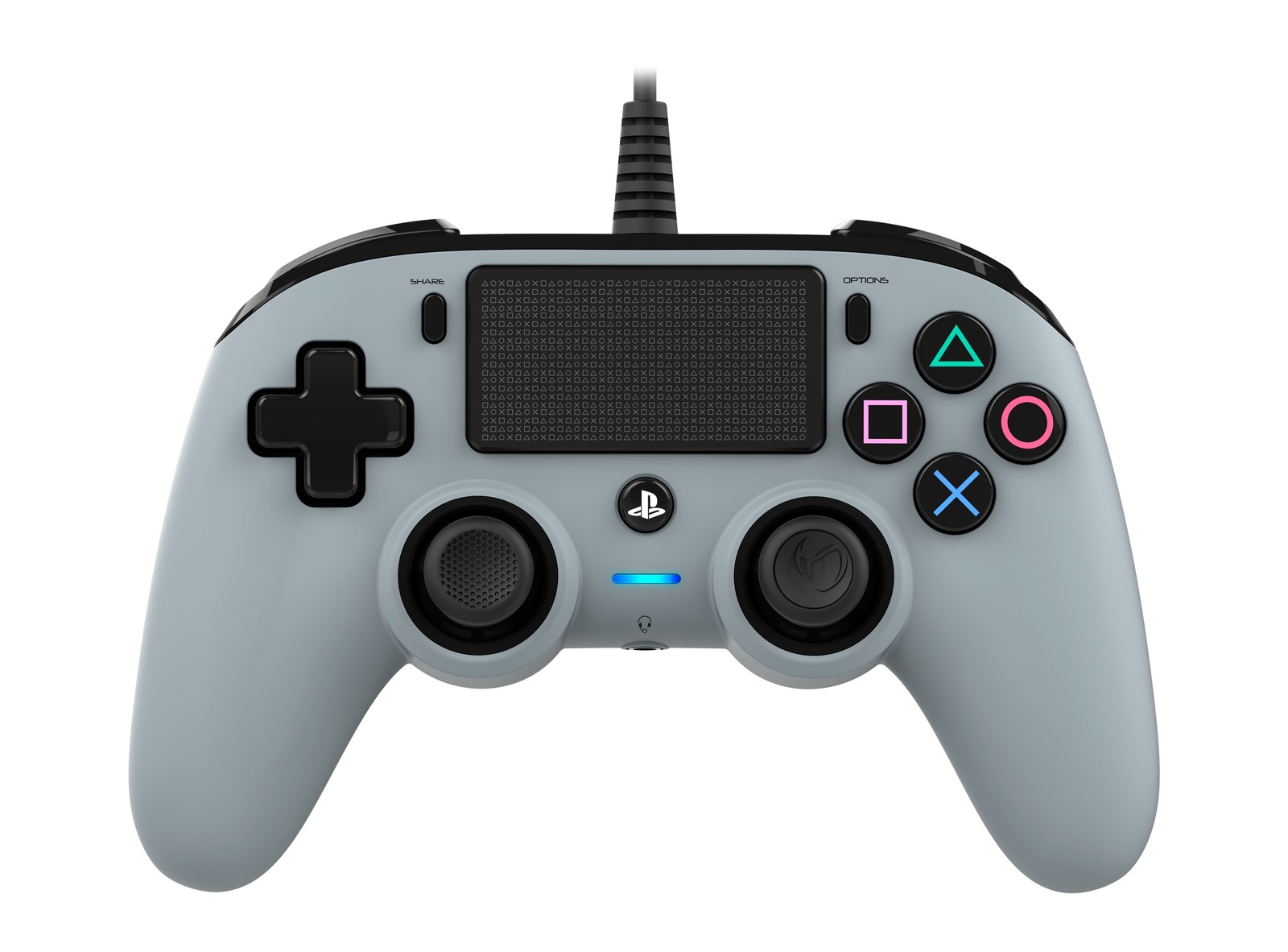 Nacon PS4 Wired Gaming Controller - Grey for PS4 image