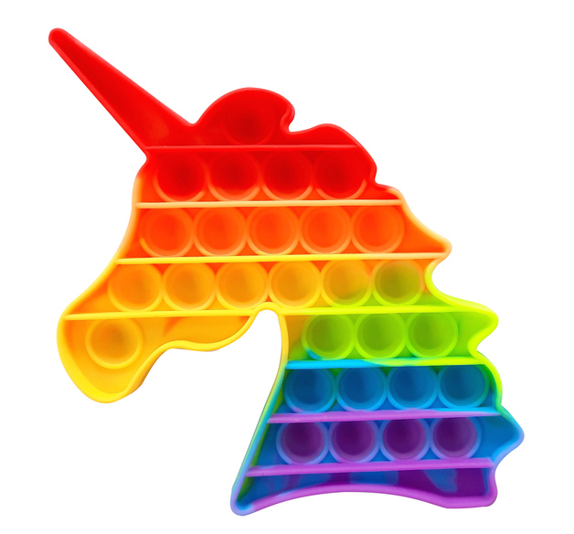 Buy Popit: Fidget Toy - Rainbow Unicorn at Mighty Ape NZ