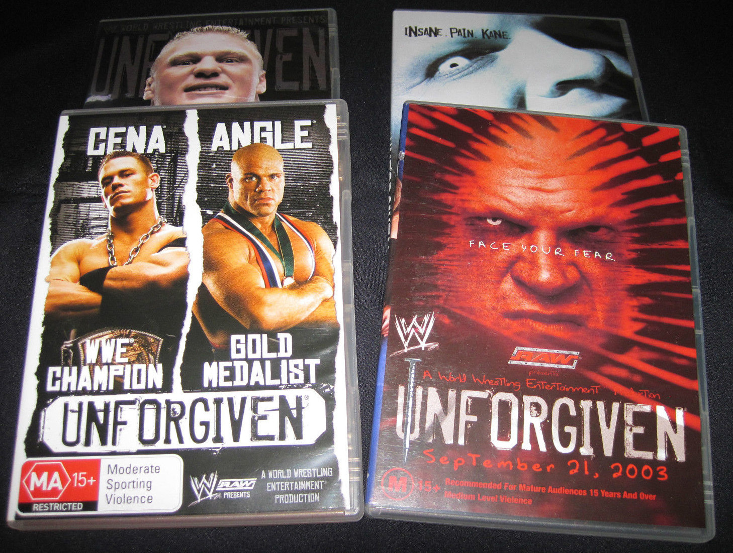 WWE - Unforgiven: PPV Pack (4 Disc Box Set) on DVD image