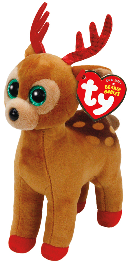 Ty Beanie Babies Brown Reindeer (Christmas) image