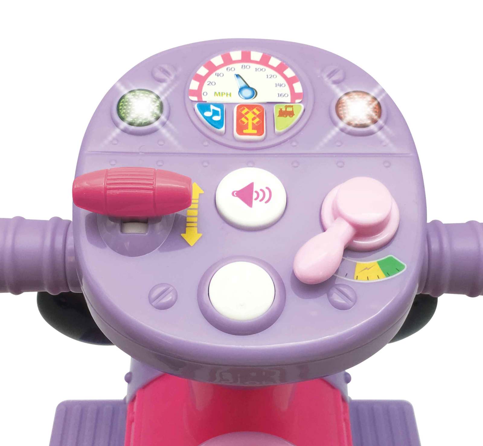 Kiddieland: Powered Train Activity Ride-On - Minnie Mouse image
