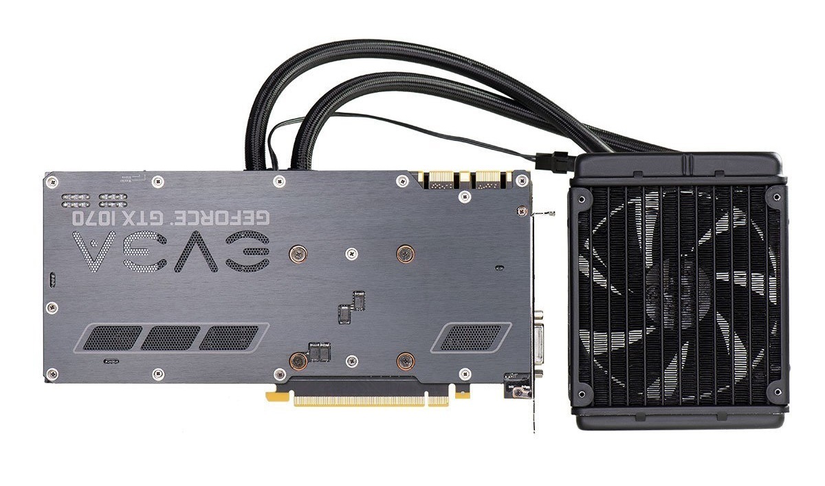 EVGA GeForce GTX 1070 8GB FTW Hybrid Water Cooler GPU at Mighty Ape NZ