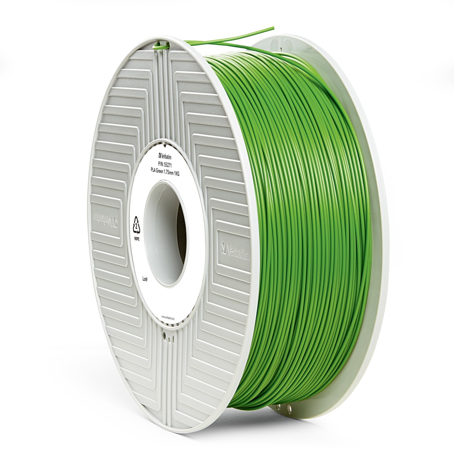 Verbatim 3D Printer PLA 1.75mm Filament - 1kg (Green) image