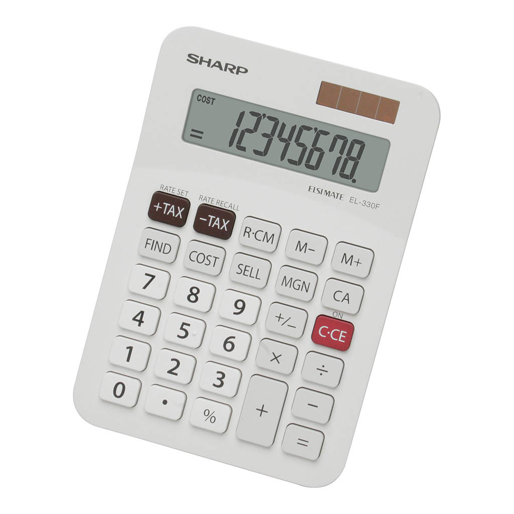 Buy Sharp EL330FB Twin Power Desktop Tax Calculator at Mighty Ape NZ