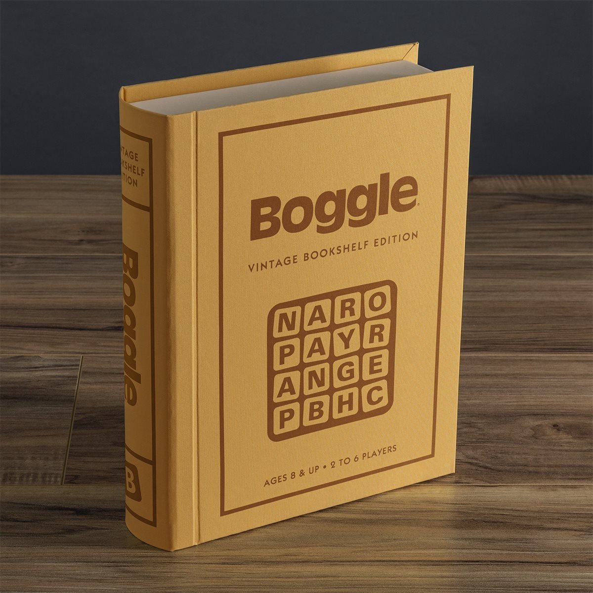 Boggle Classic Game Vintage Bookshelf Edition Board Game at