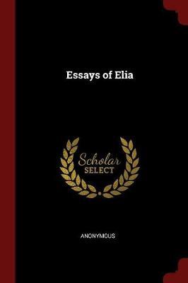 Essays of Elia by * Anonymous image