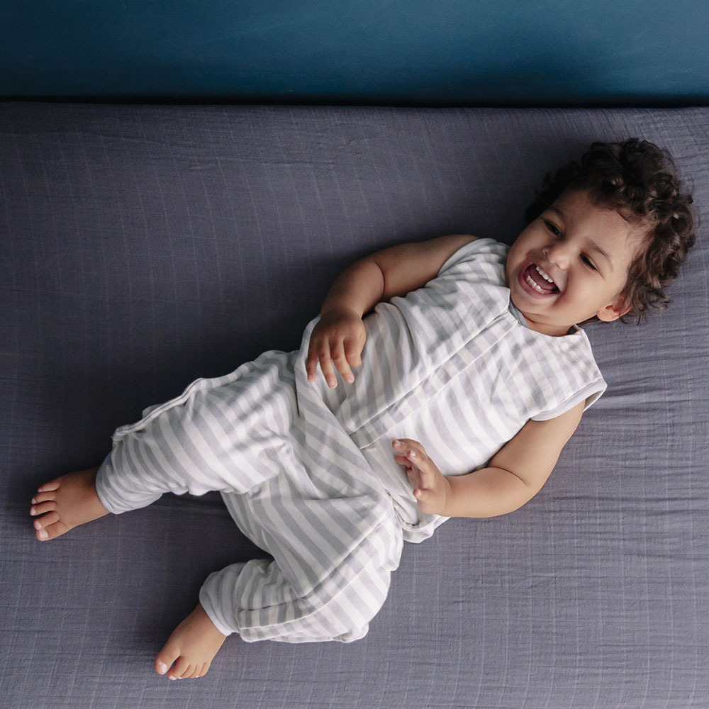 Woolbabe: 3-Seasons Sleeping Suit Pebble image