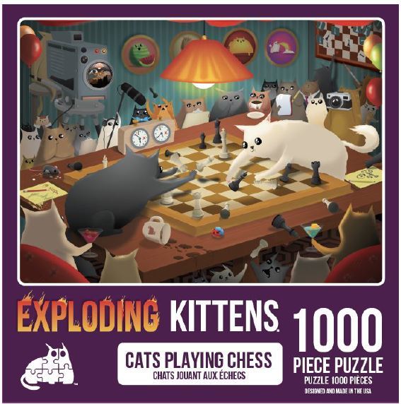 exploding kittens puzzle 1000 piece