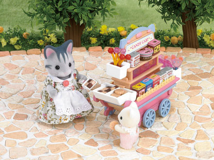 sylvanian families sweet cart