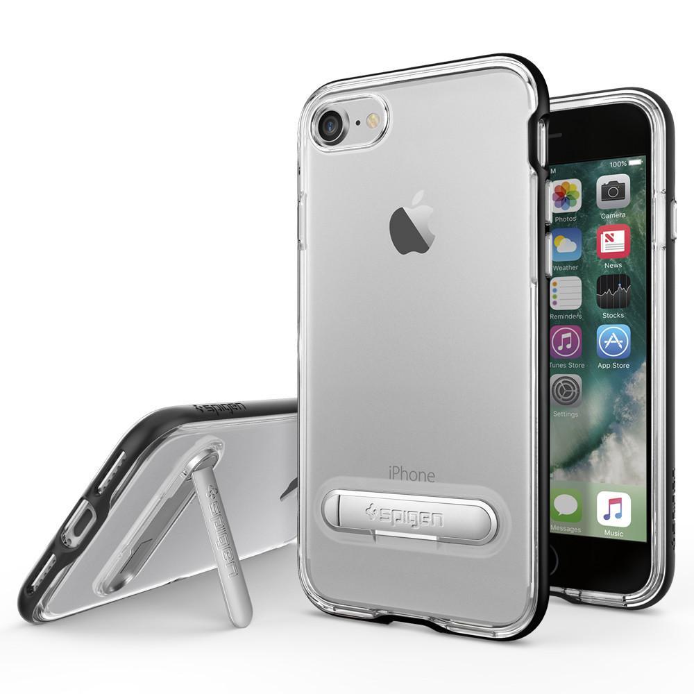 Spigen: iPhone 7 - Crystal Hybrid Case (Black) image