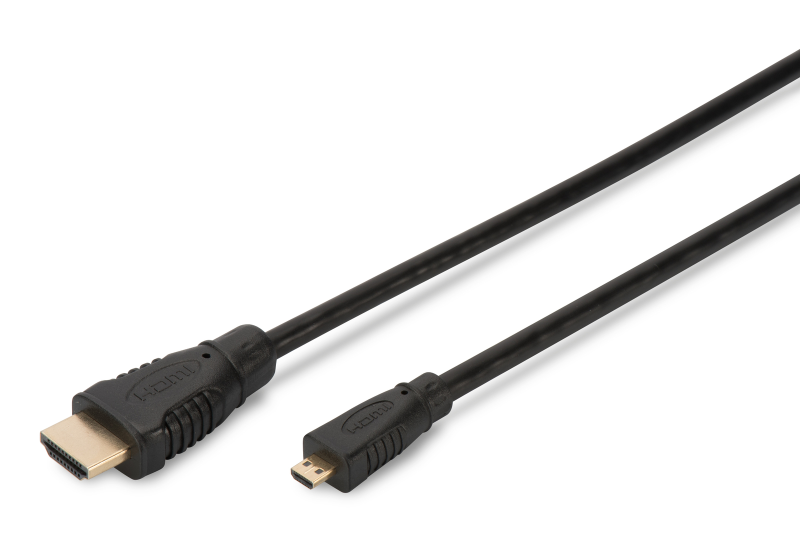 Digitus HDMI Type A (M) to micro HDMI Type D (M) Monitor Cable (2m) image