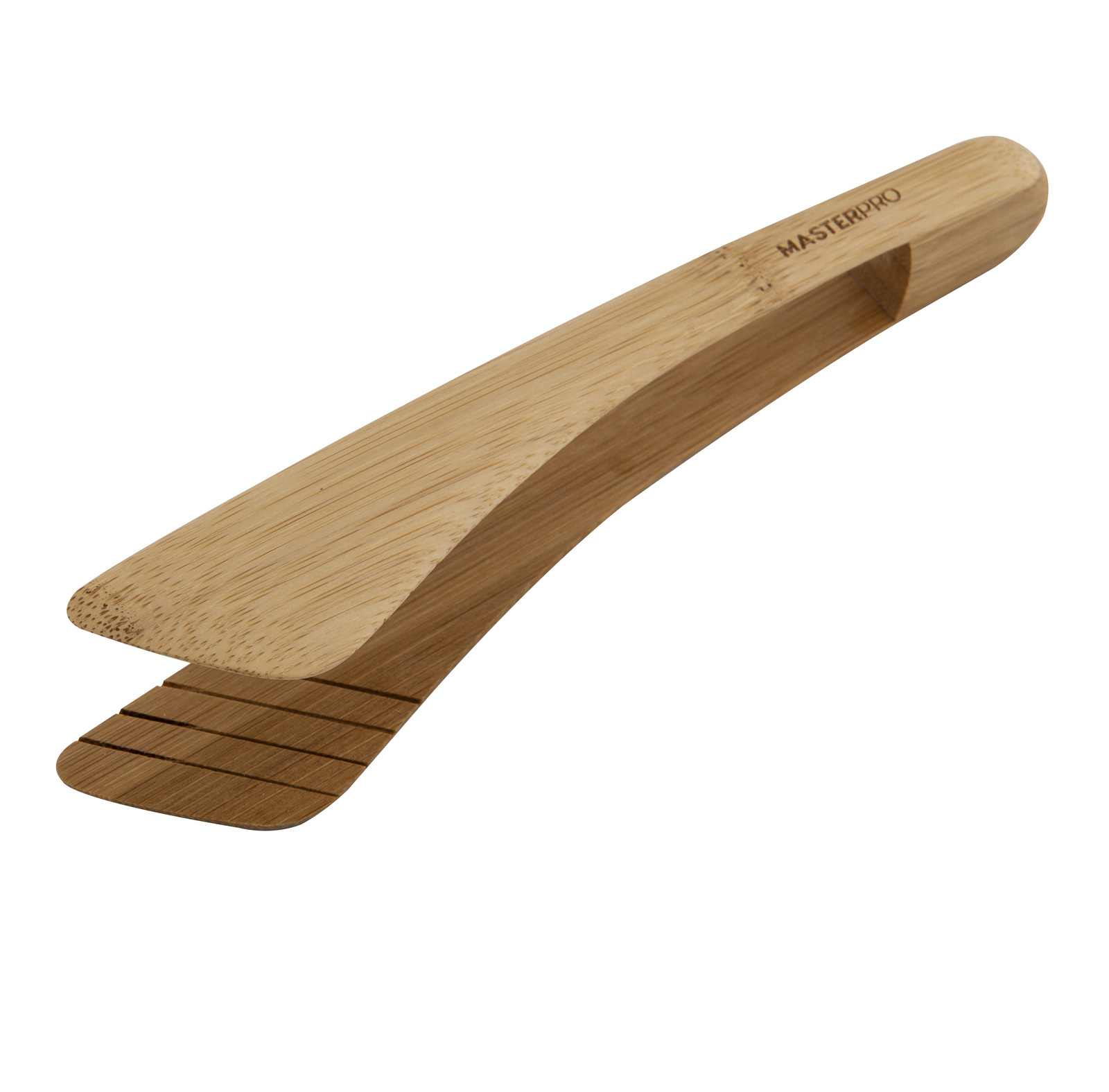 MasterPro Bamboo Toast Tongs (20x5x3.5cm) at Mighty Ape Australia