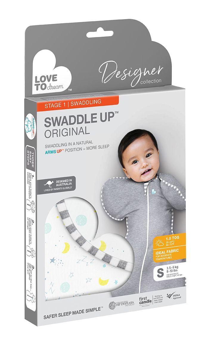 Love to Dream: Swaddle Up Designer 1.0 Tog Celestial Nights - Medium image