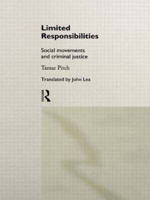 Limited Responsibilities by Tamar Pitch image