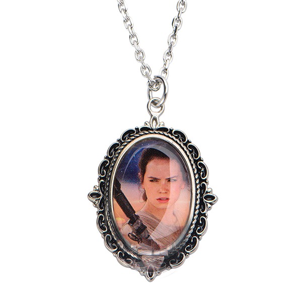 Star Wars Stainless Steel Rey Cameo Pendant image