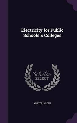 Electricity for Public Schools & Colleges by Walter Larden image