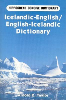 Icelandic-English / English-Icelandic Concise Dictionary by Arnold Taylor image