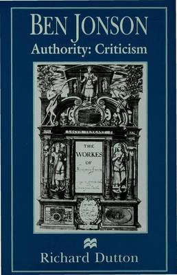 Ben Jonson: Authority: Criticism image