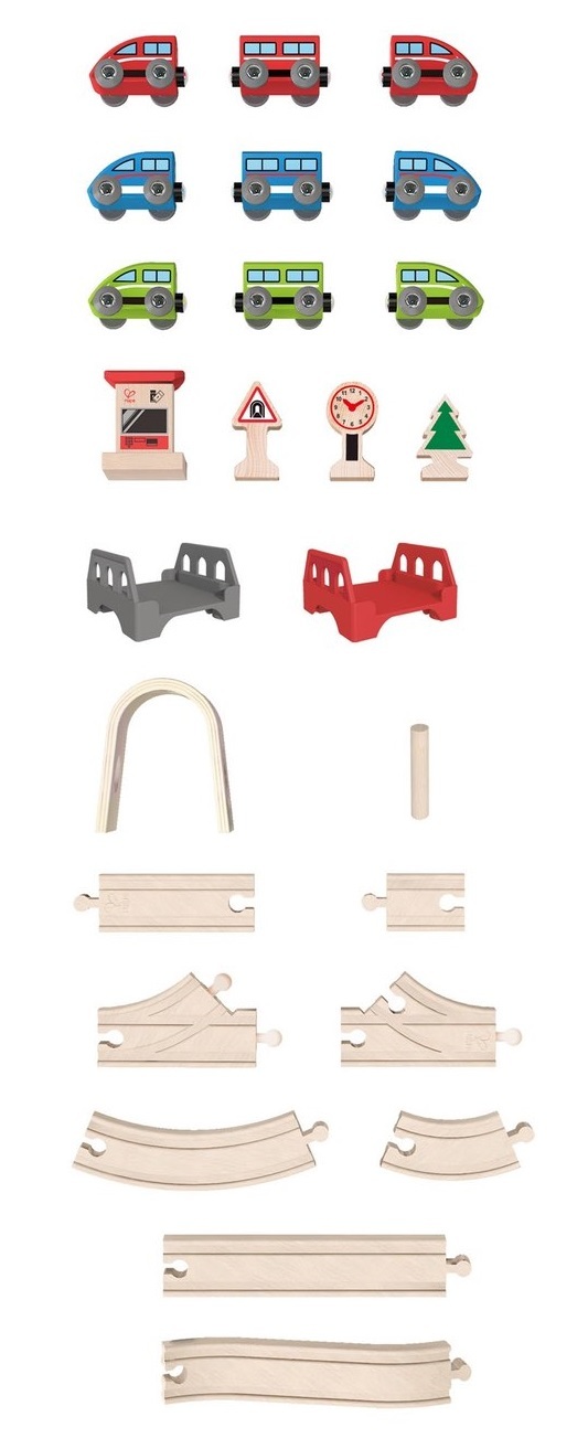 Hape: High & Low - Railway Set image