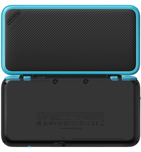 New Nintendo 2DS XL - Black/Turquoise for Nintendo 3DS image