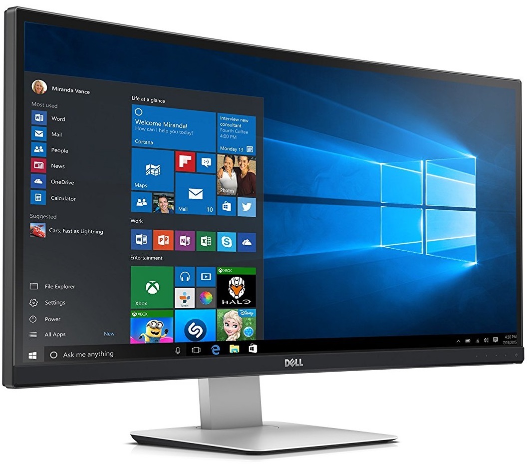 34" Dell UltraSharp U3415W WQHD Curved Monitor image