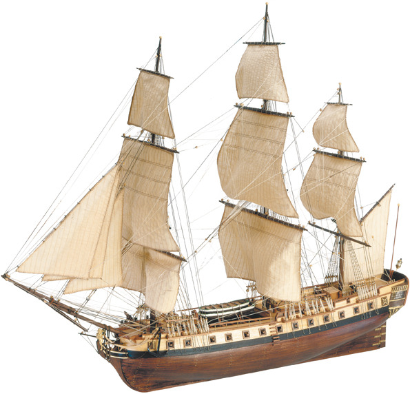 Artesania Latina Hermione La Fayette II 1:89 Wooden Model Kit image