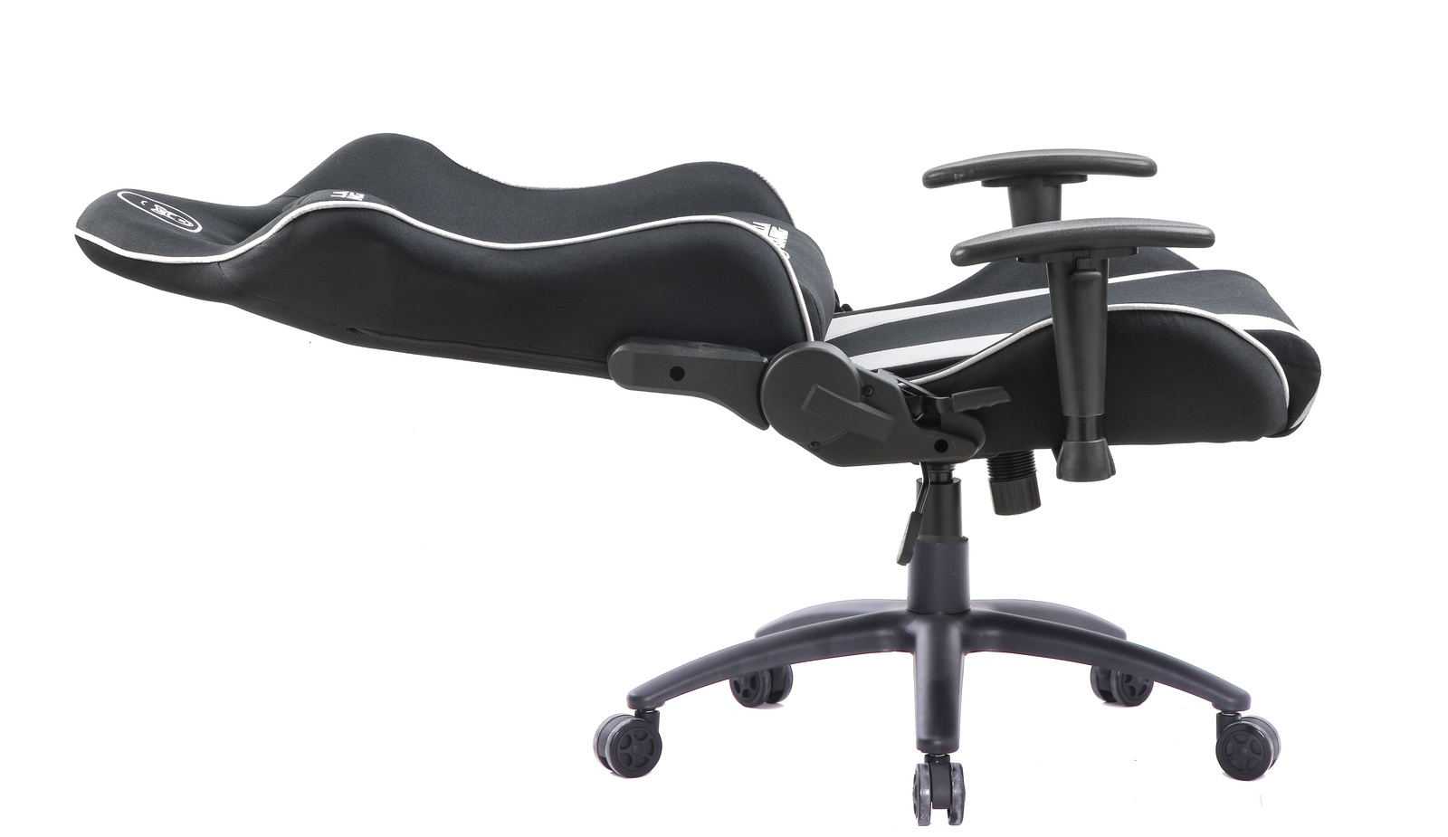 Gorilla Gaming Commander Chair - Black & Grey (Fabric) for image