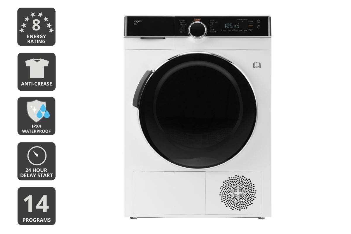 Buy Kogan 10kg Signature Heat Pump Dryer (White) at Mighty Ape NZ