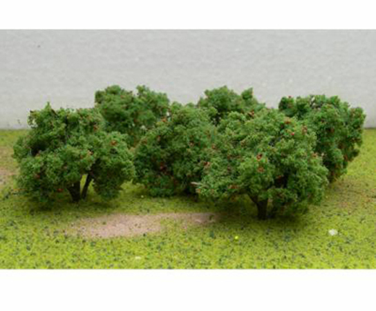 JTT Scenic Apple Tree Grove 2"-2.25" (6 pk) - H0 Scale