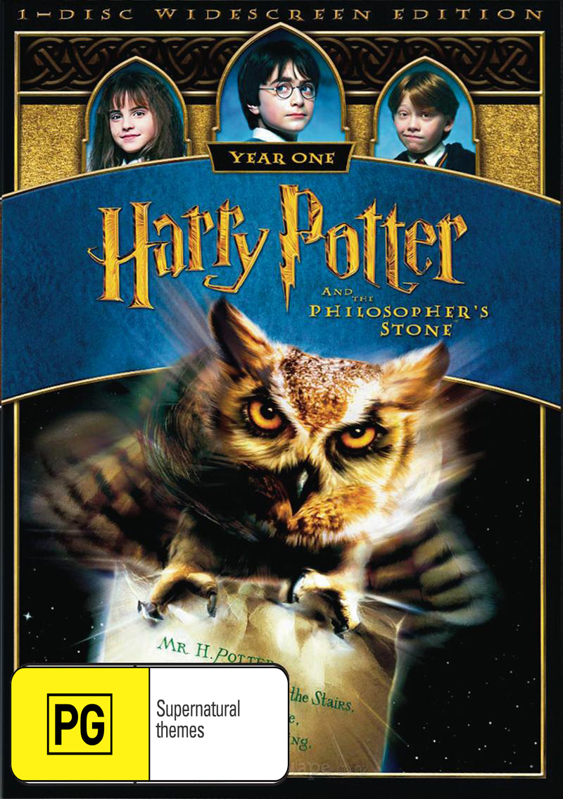 Harry Potter and the Philosopher's Stone - 1 Disc (New Packaging) on DVD image