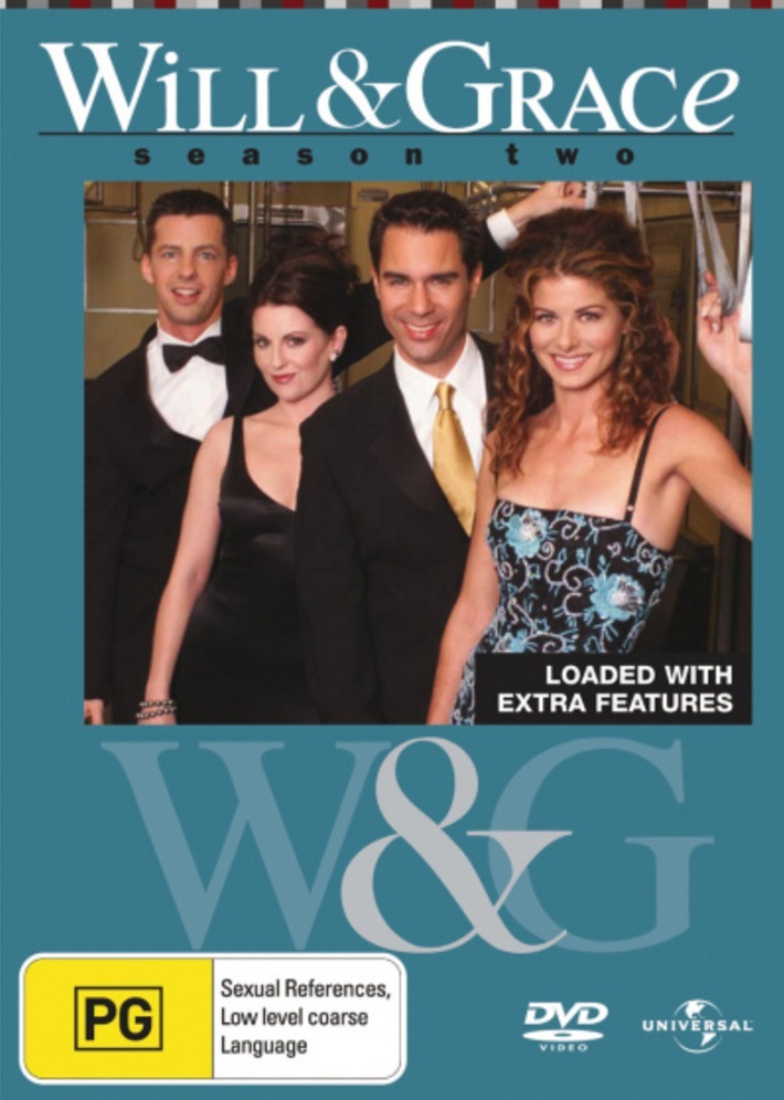 Will & Grace - Season 2 (4 Disc Set) on DVD image