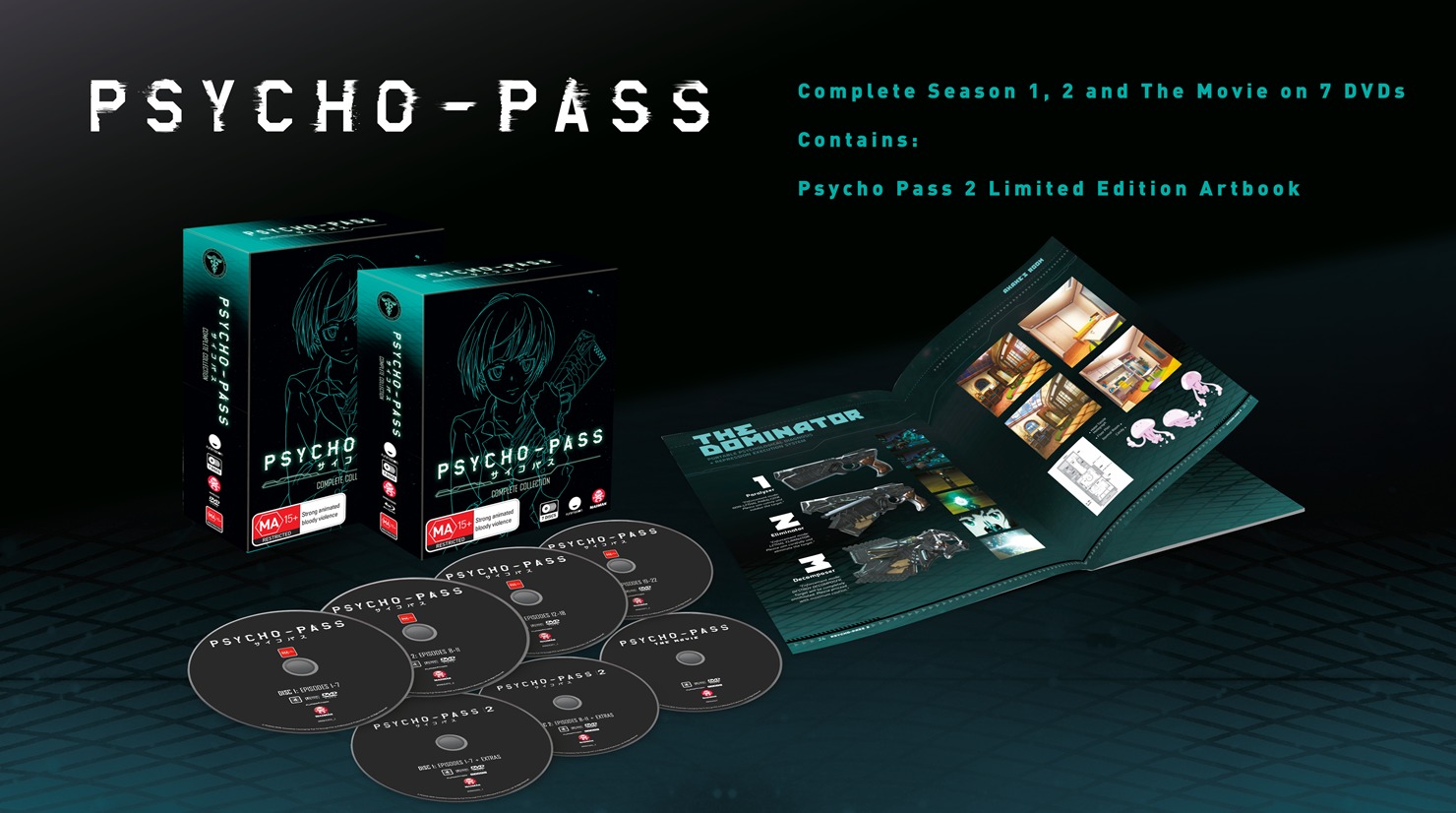 Psycho-Pass - Complete Collection (Limited Edition) on DVD